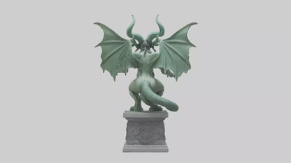3D model Gorgon statue model VR / AR / low-poly