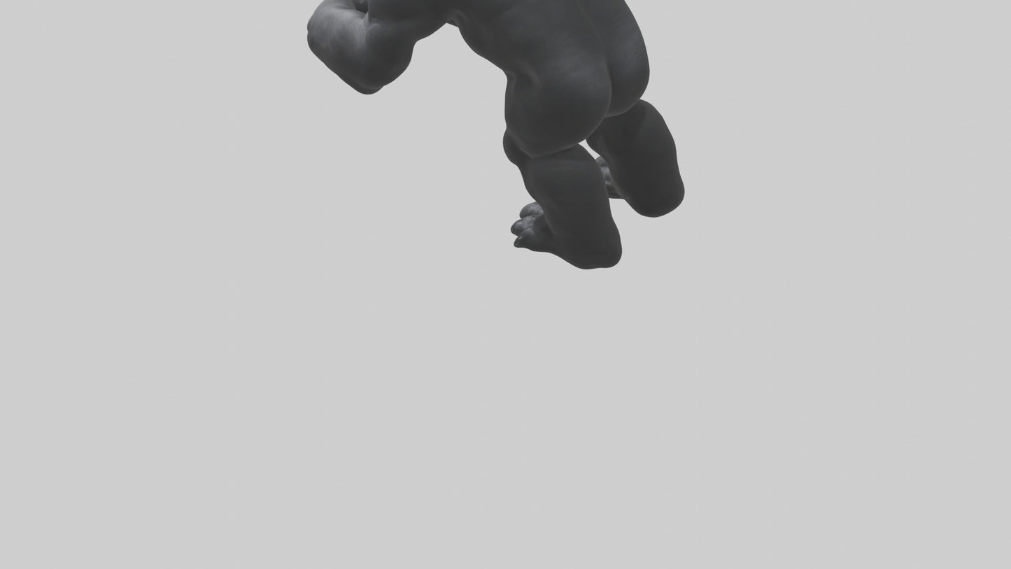 3D model Gorilla Arms VR / AR / low-poly