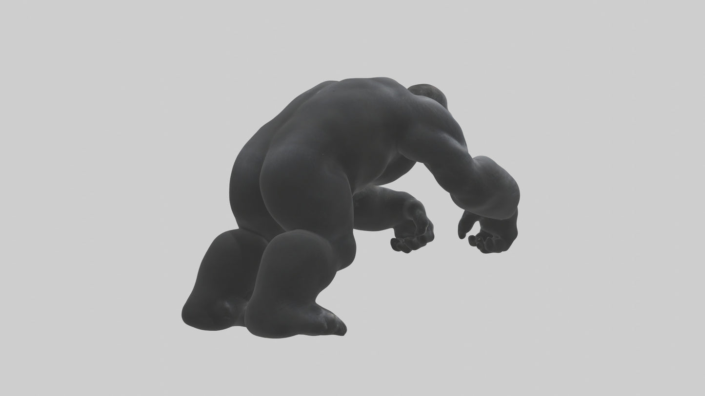 3D model Gorilla Arms VR / AR / low-poly