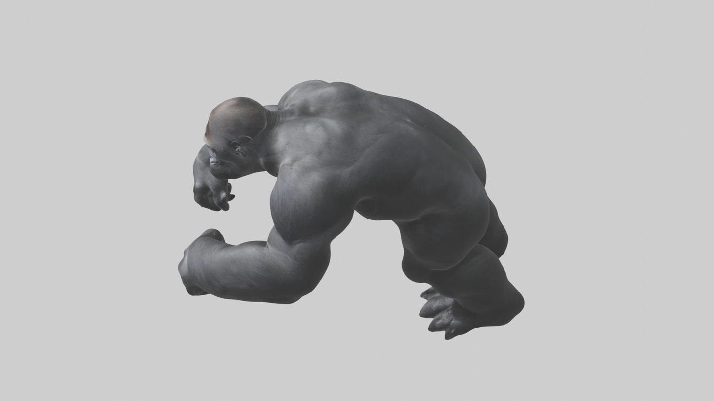 3D model Gorilla Arms VR / AR / low-poly