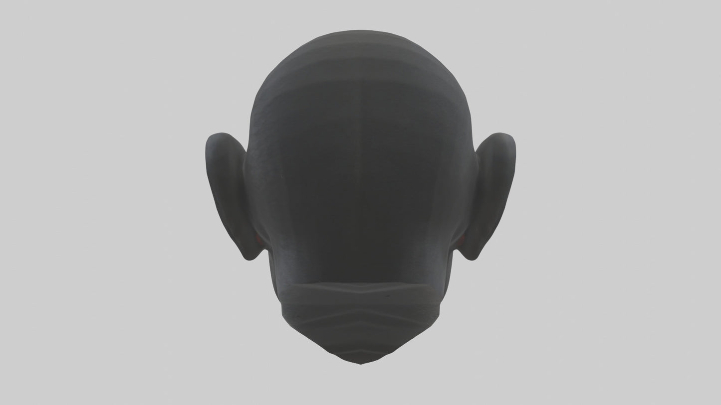 3D model Gorilla Ears Model VR / AR / low-poly