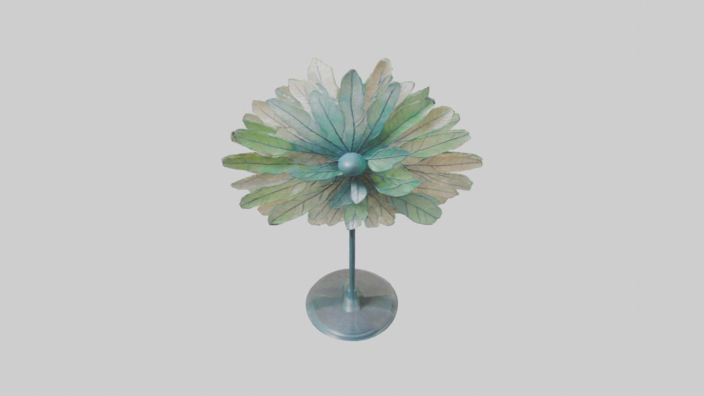 3D model Gossamer Leaves sculpture model VR / AR / low-poly