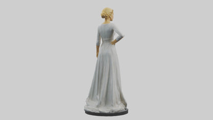 3D model Grace Kelly statue model VR / AR / low-poly