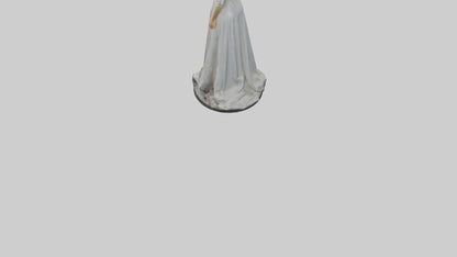 3D model Grace Kelly statue model VR / AR / low-poly