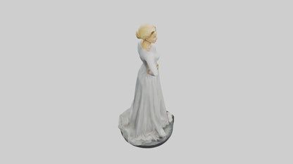 3D model Grace Kelly statue model VR / AR / low-poly