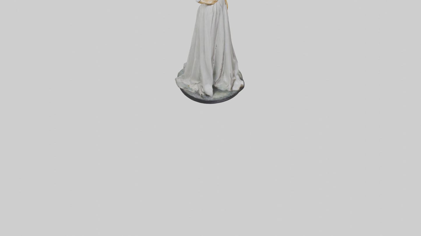 3D model Grace Kelly statue model VR / AR / low-poly