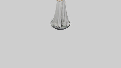 3D model Grace Kelly statue model VR / AR / low-poly