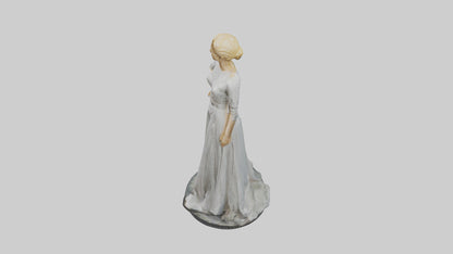 3D model Grace Kelly statue model VR / AR / low-poly