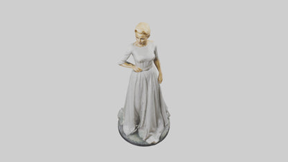 3D model Grace Kelly statue model VR / AR / low-poly