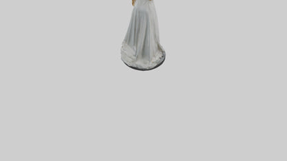 3D model Grace Kelly statue model VR / AR / low-poly
