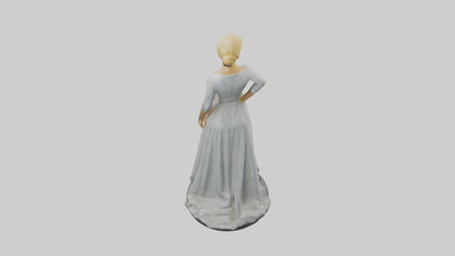 3D model Grace Kelly statue model VR / AR / low-poly