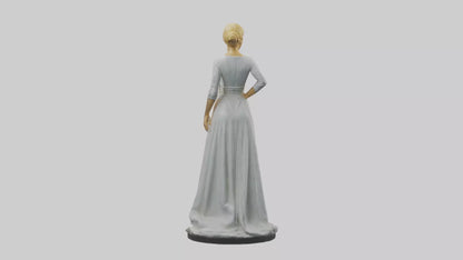 3D model Grace Kelly statue model VR / AR / low-poly