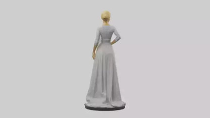 3D model Grace Kelly statue model VR / AR / low-poly