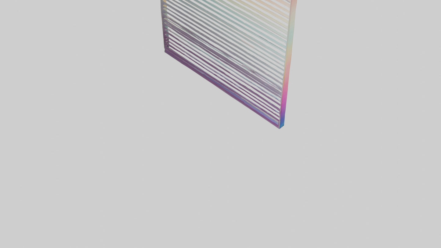 3D model Gradient Wall Art VR / AR / low-poly