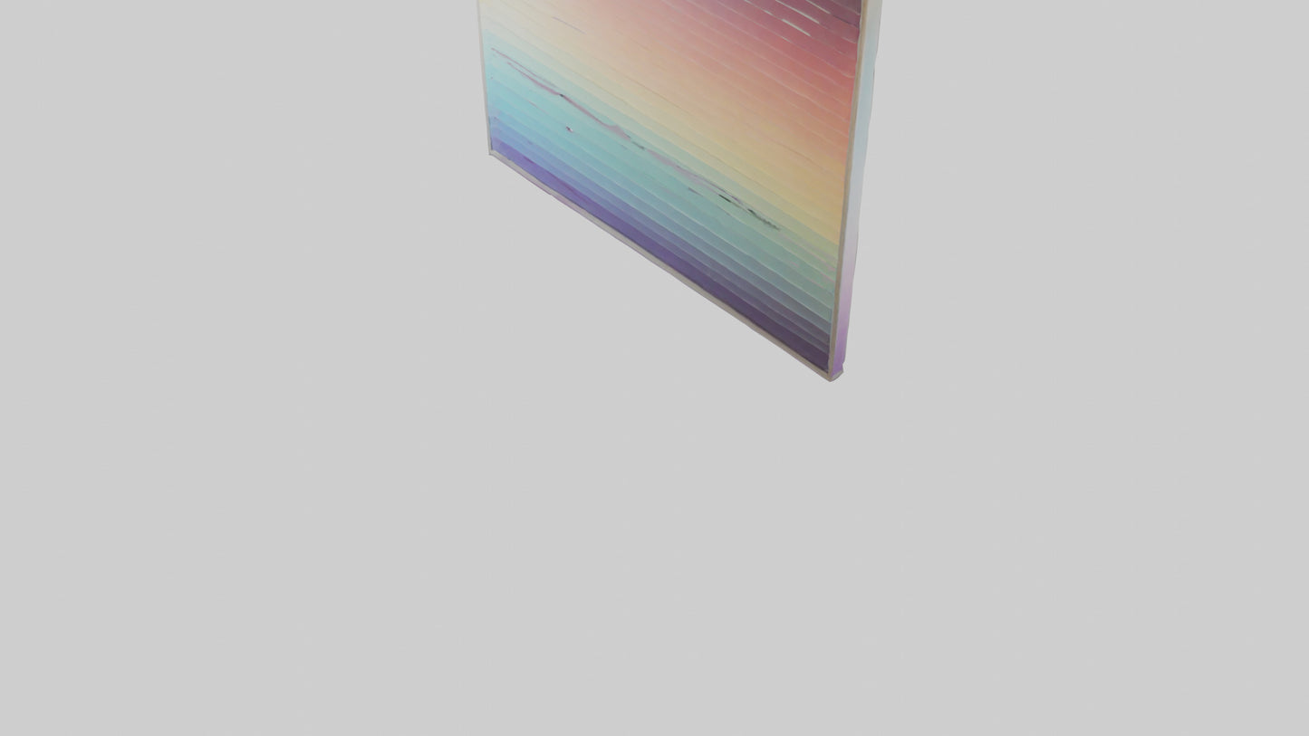 3D model Gradient Wall Art VR / AR / low-poly