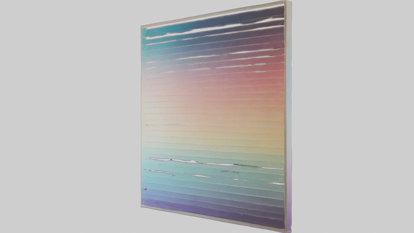 3D model Gradient Wall Art VR / AR / low-poly
