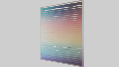 3D model Gradient Wall Art VR / AR / low-poly