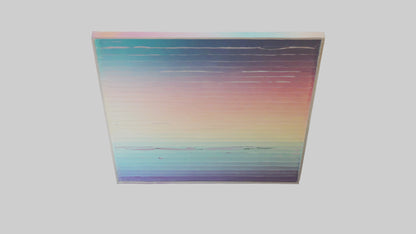 3D model Gradient Wall Art VR / AR / low-poly