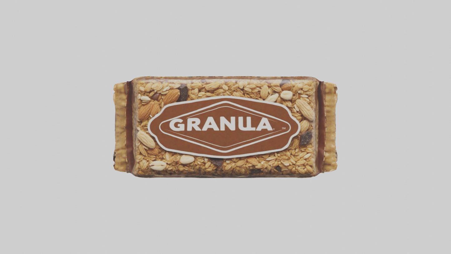 3D model Granola Bar Pack model VR / AR / low-poly