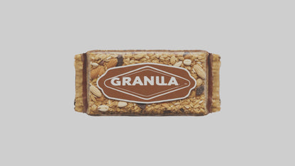 3D model Granola Bar Pack model VR / AR / low-poly
