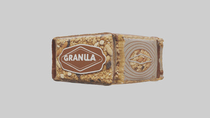 3D model Granola Bar Pack model VR / AR / low-poly