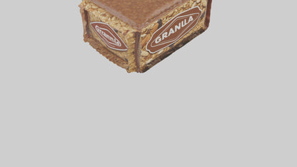 3D model Granola Bar Pack model VR / AR / low-poly