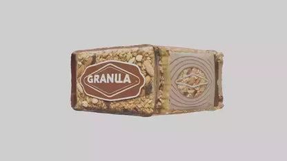 3D model Granola Bar Pack model VR / AR / low-poly