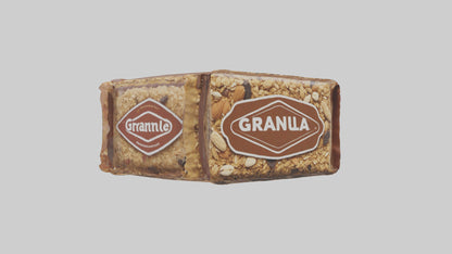3D model Granola Bar Pack model VR / AR / low-poly