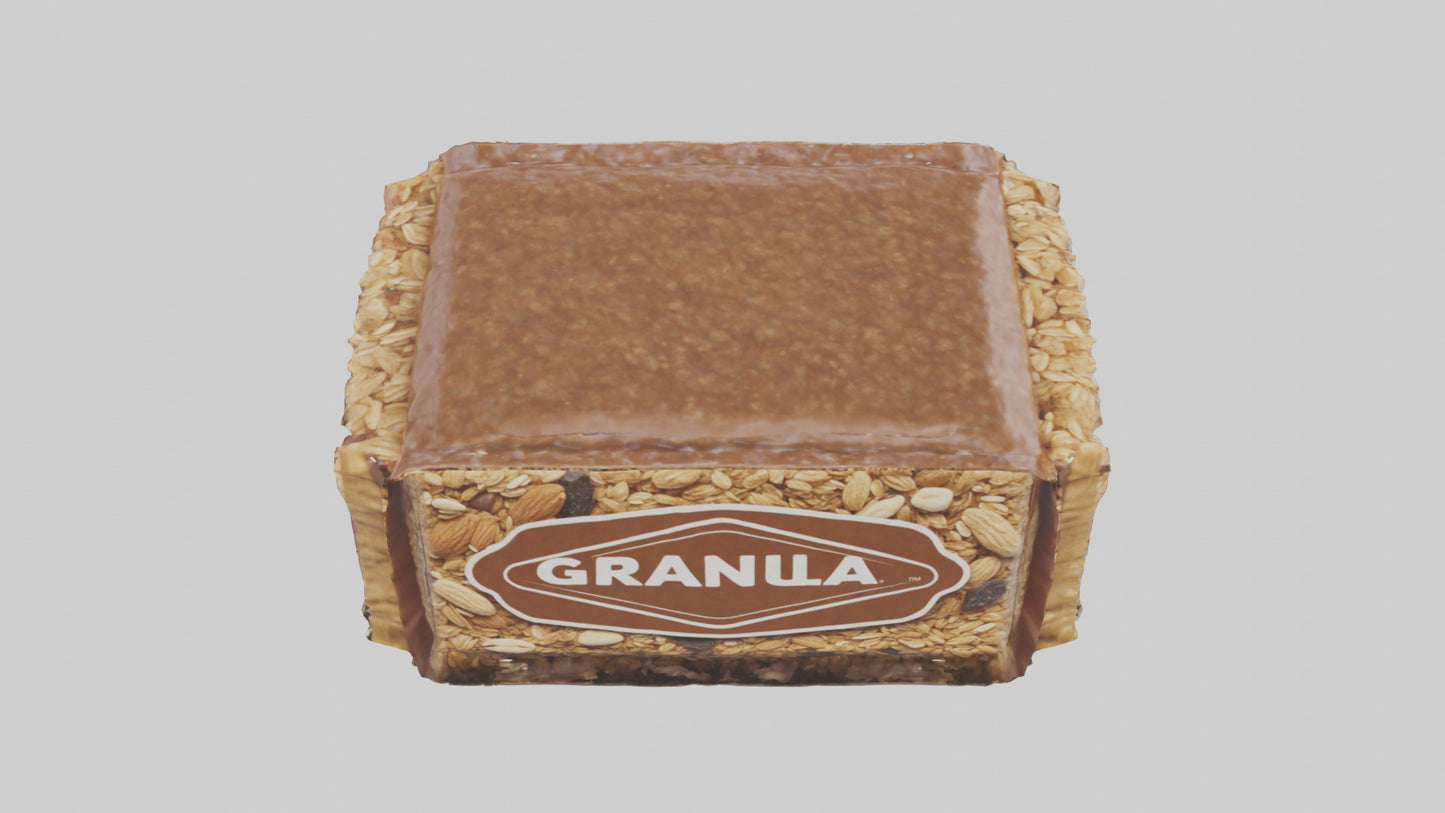 3D model Granola Bar Pack model VR / AR / low-poly