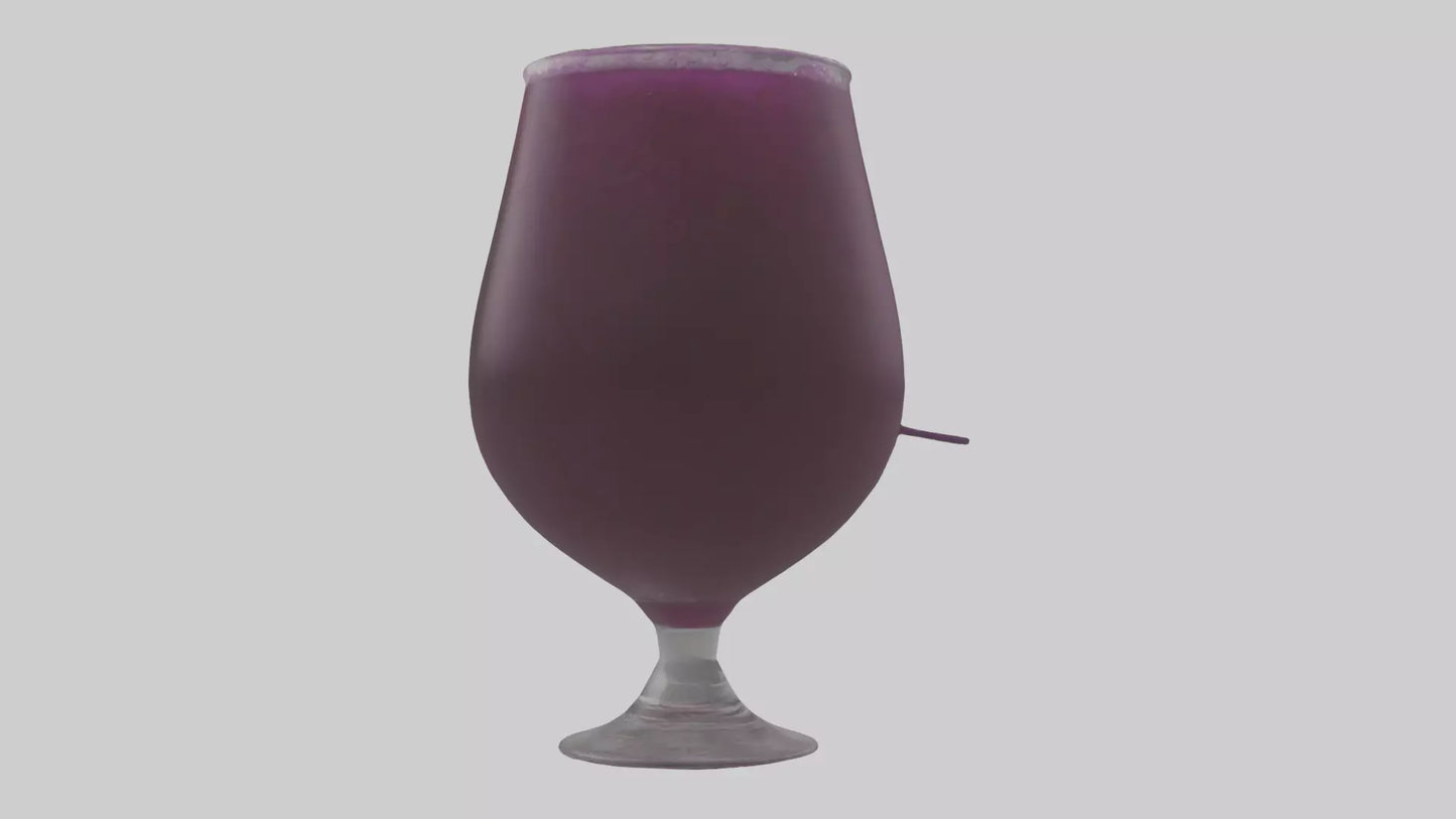 3D model Grape juice model VR / AR / low-poly