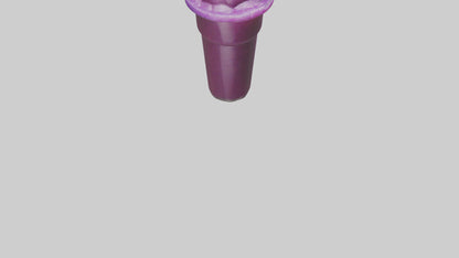 3D model Grape slushie model VR / AR / low-poly