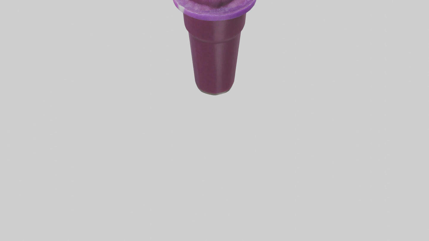 3D model Grape slushie model VR / AR / low-poly