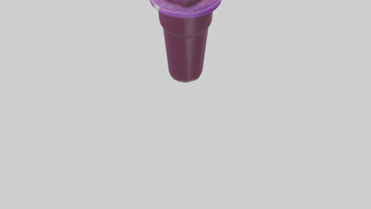 3D model Grape slushie model VR / AR / low-poly