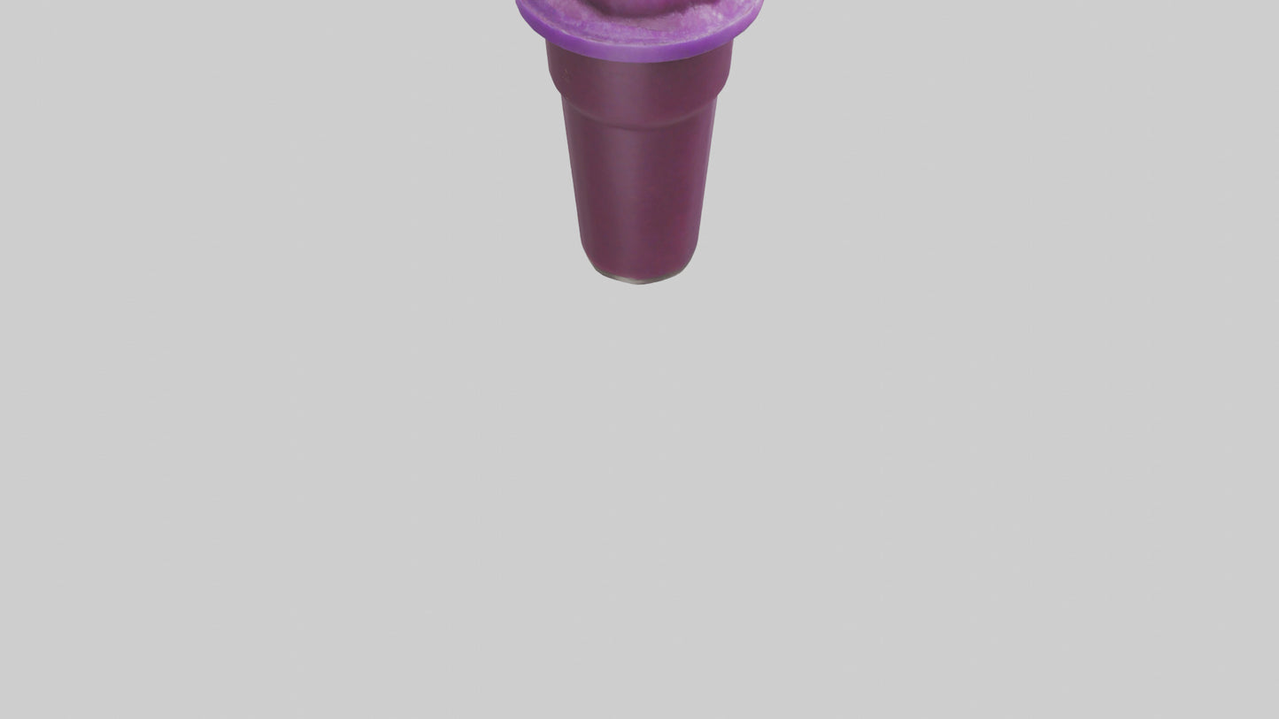 3D model Grape slushie model VR / AR / low-poly