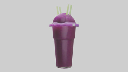 3D model Grape slushie model VR / AR / low-poly