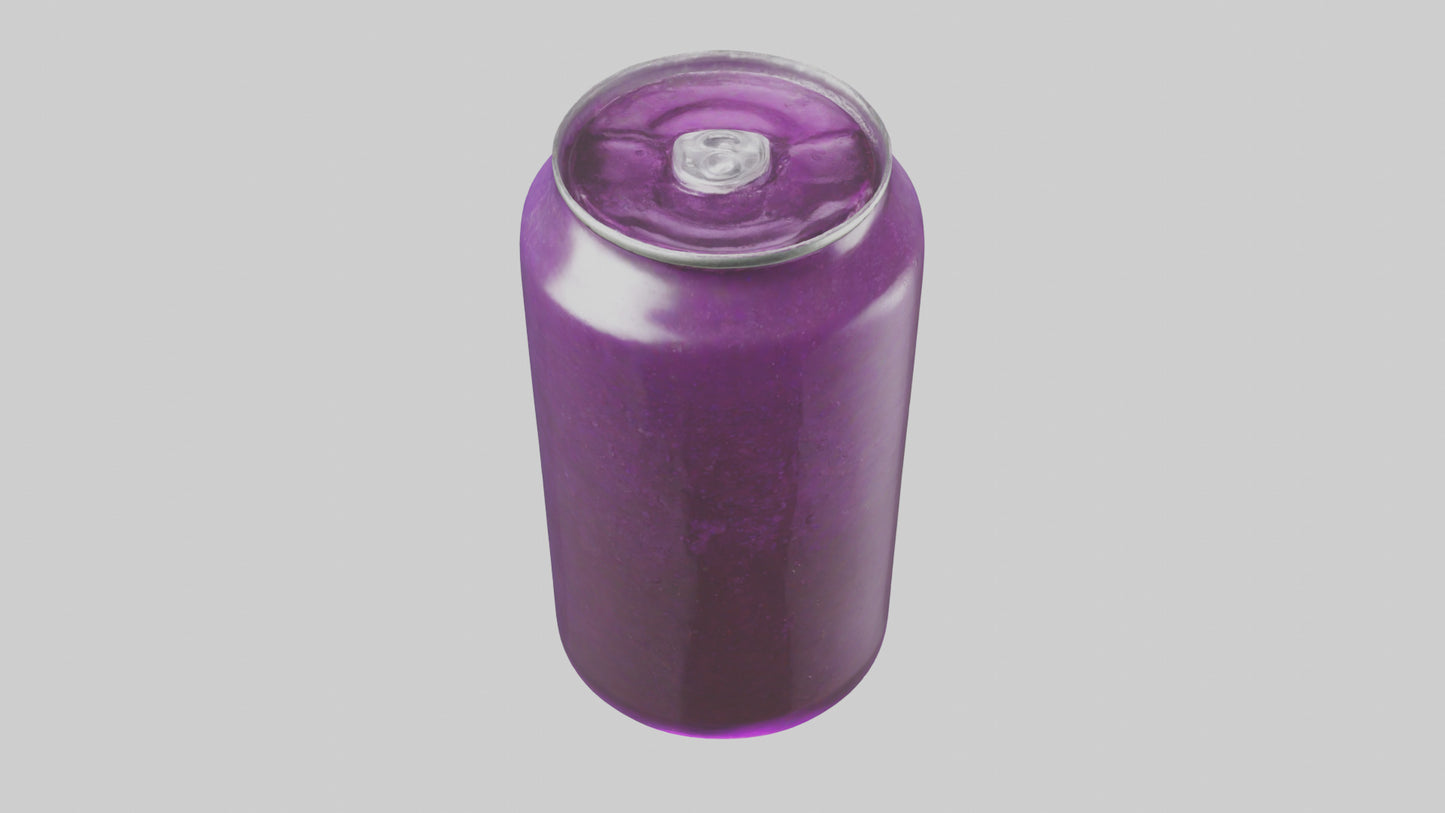 3D model Grape soda model VR / AR / low-poly