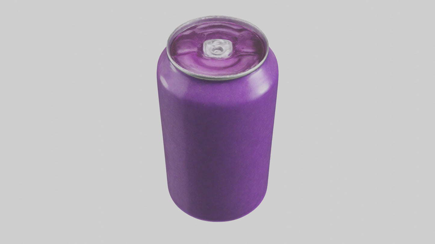 3D model Grape soda model VR / AR / low-poly