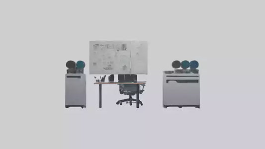 3D model Graphic Design Room VR / AR / low-poly