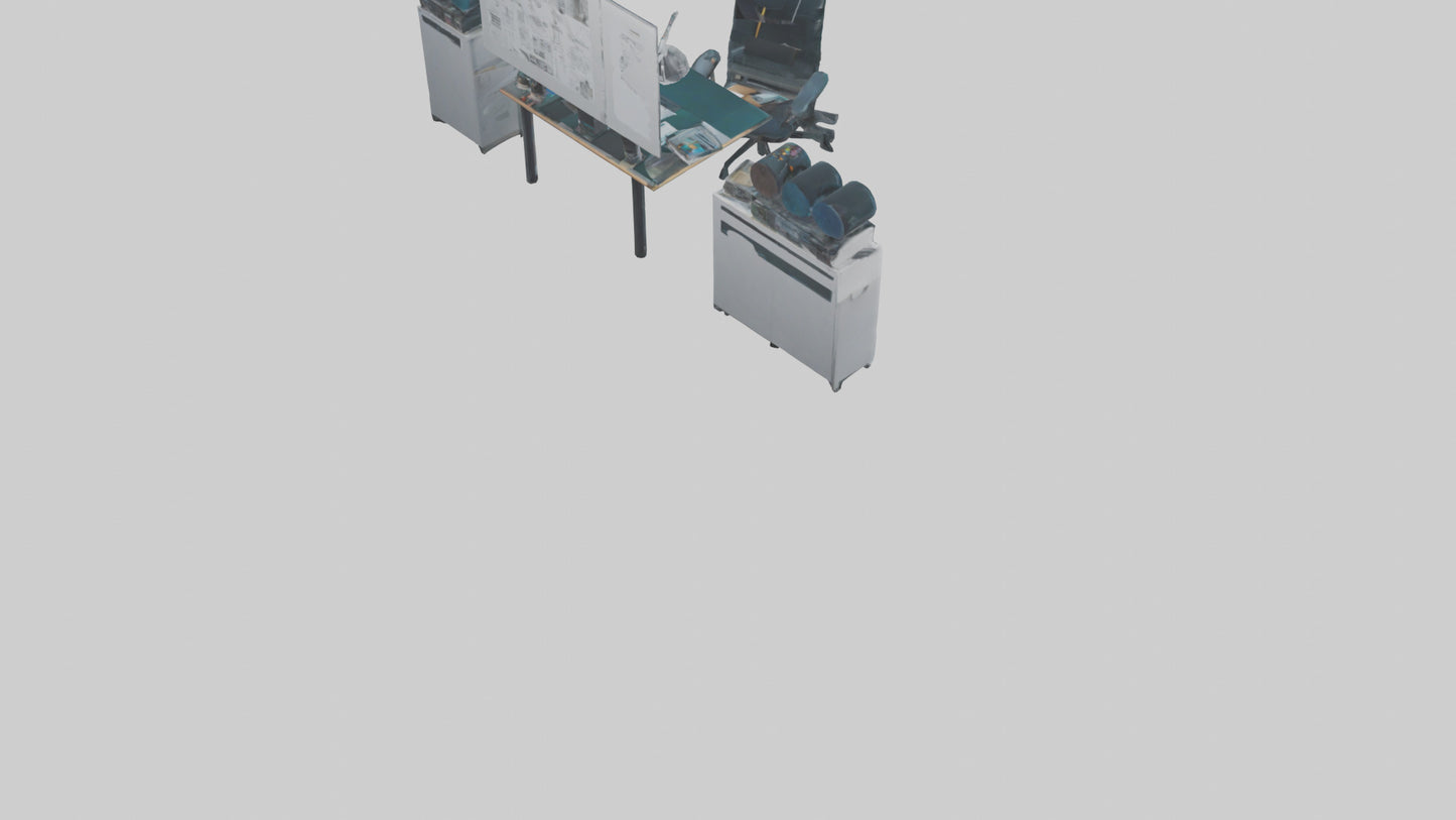 3D model Graphic Design Room VR / AR / low-poly