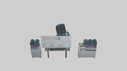 3D model Graphic Design Room VR / AR / low-poly