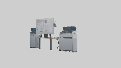 3D model Graphic Design Room VR / AR / low-poly