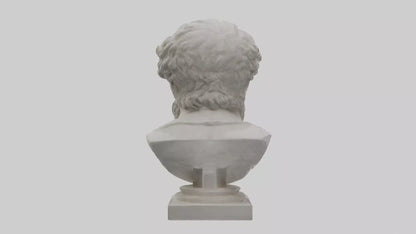 3D model Greek Philosopher bust model VR / AR / low-poly