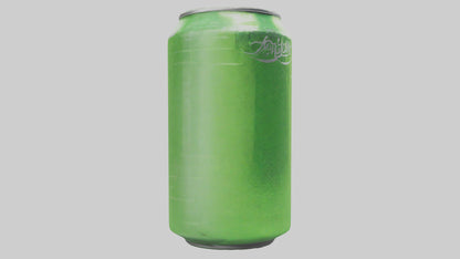 Green apple soda model VR / AR / low-poly