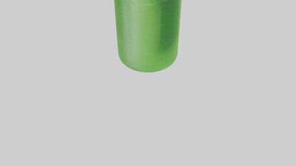 Green apple soda model VR / AR / low-poly