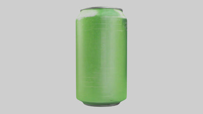 Green apple soda model VR / AR / low-poly