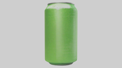 Green apple soda model VR / AR / low-poly