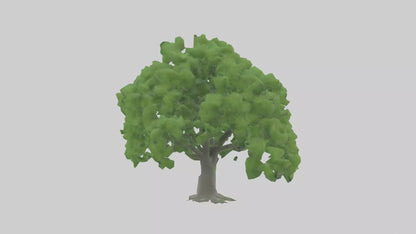 3D model Green Ash tree model VR / AR / low-poly
