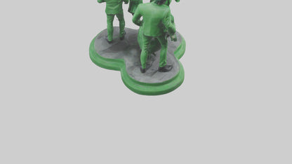 3D model Green Day statue model VR / AR / low-poly