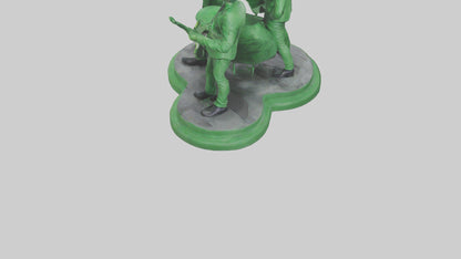 3D model Green Day statue model VR / AR / low-poly