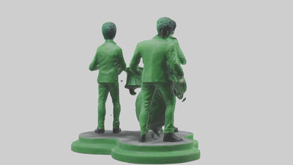 3D model Green Day statue model VR / AR / low-poly